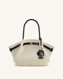 Alternative view of World Cup Dachshund Soccer Ball Bag Charm - Green