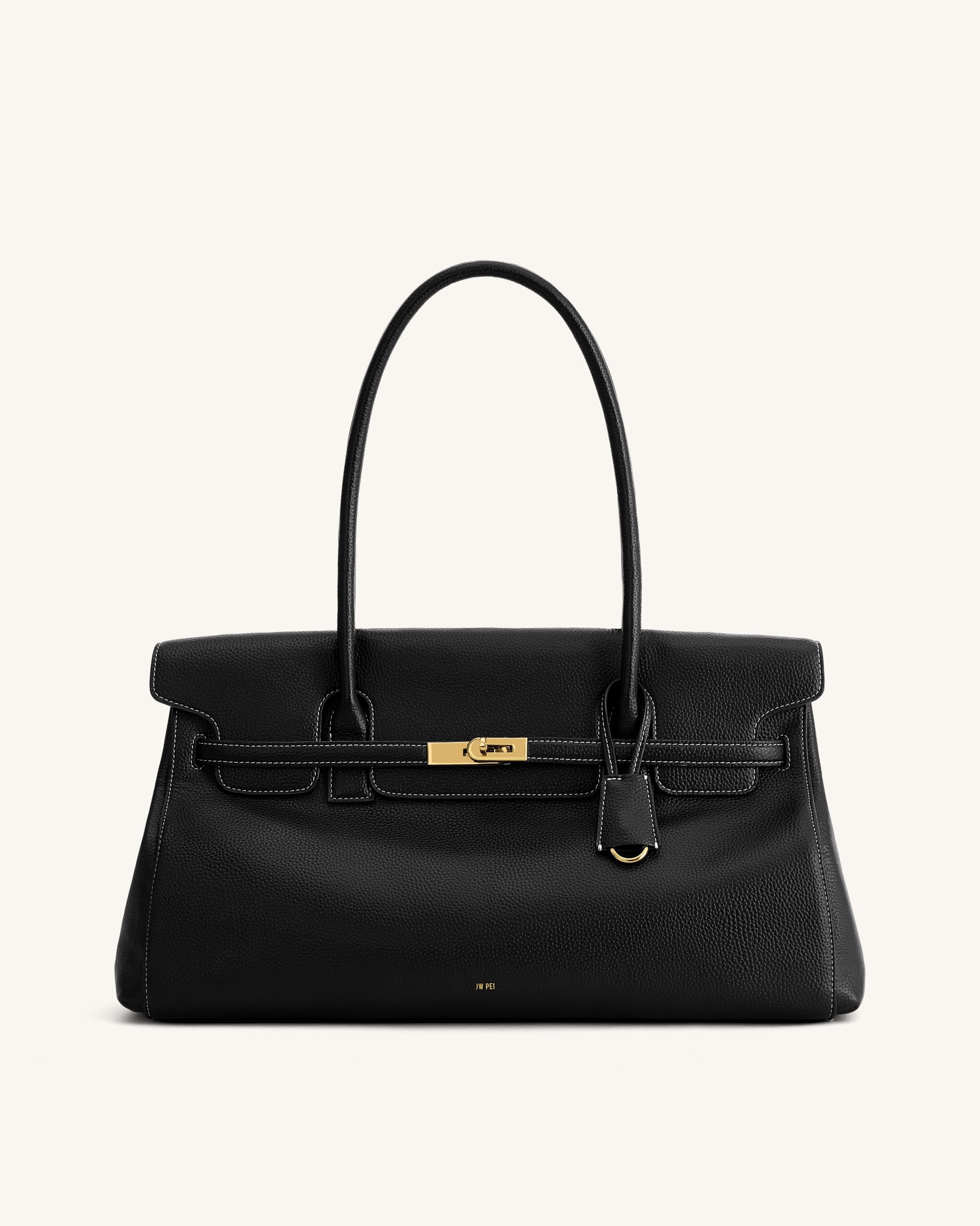 Yara Large Shoulder Bag - Black