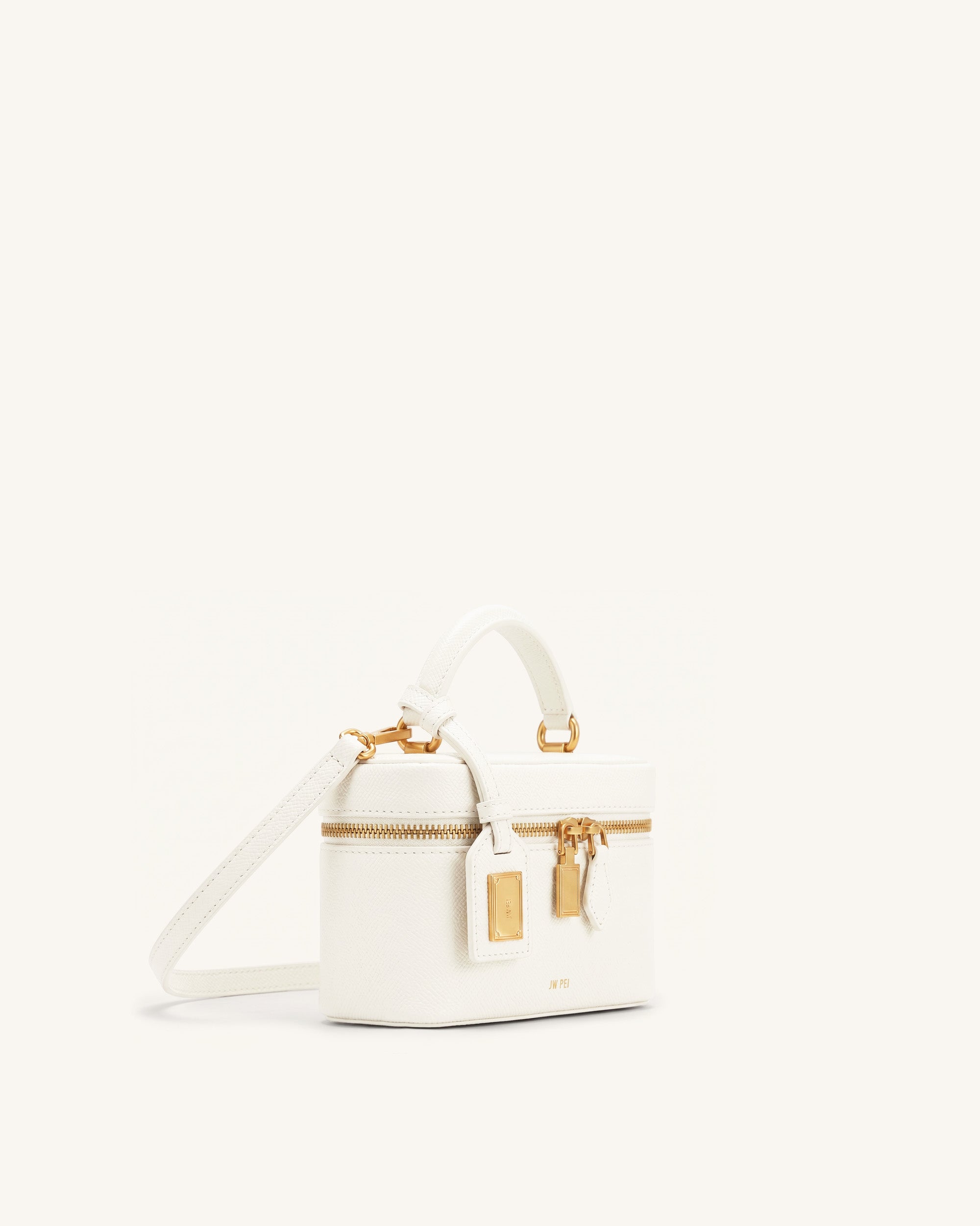 Cleo Box Shape Top Handle Bag - Off-white - Image 2