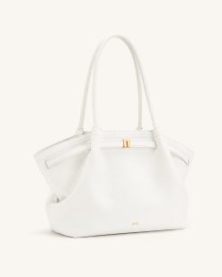 Alternative view of Hana Large Tote Bag - White