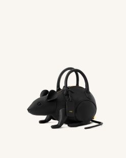 Alternative view of Mia Mouse Top Handle Bag - Black