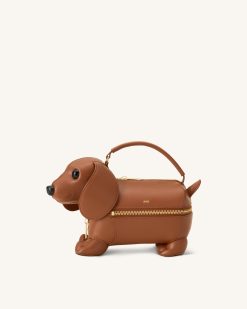 Alternative view of Emilia Dog-Shaped Bag - Brown
