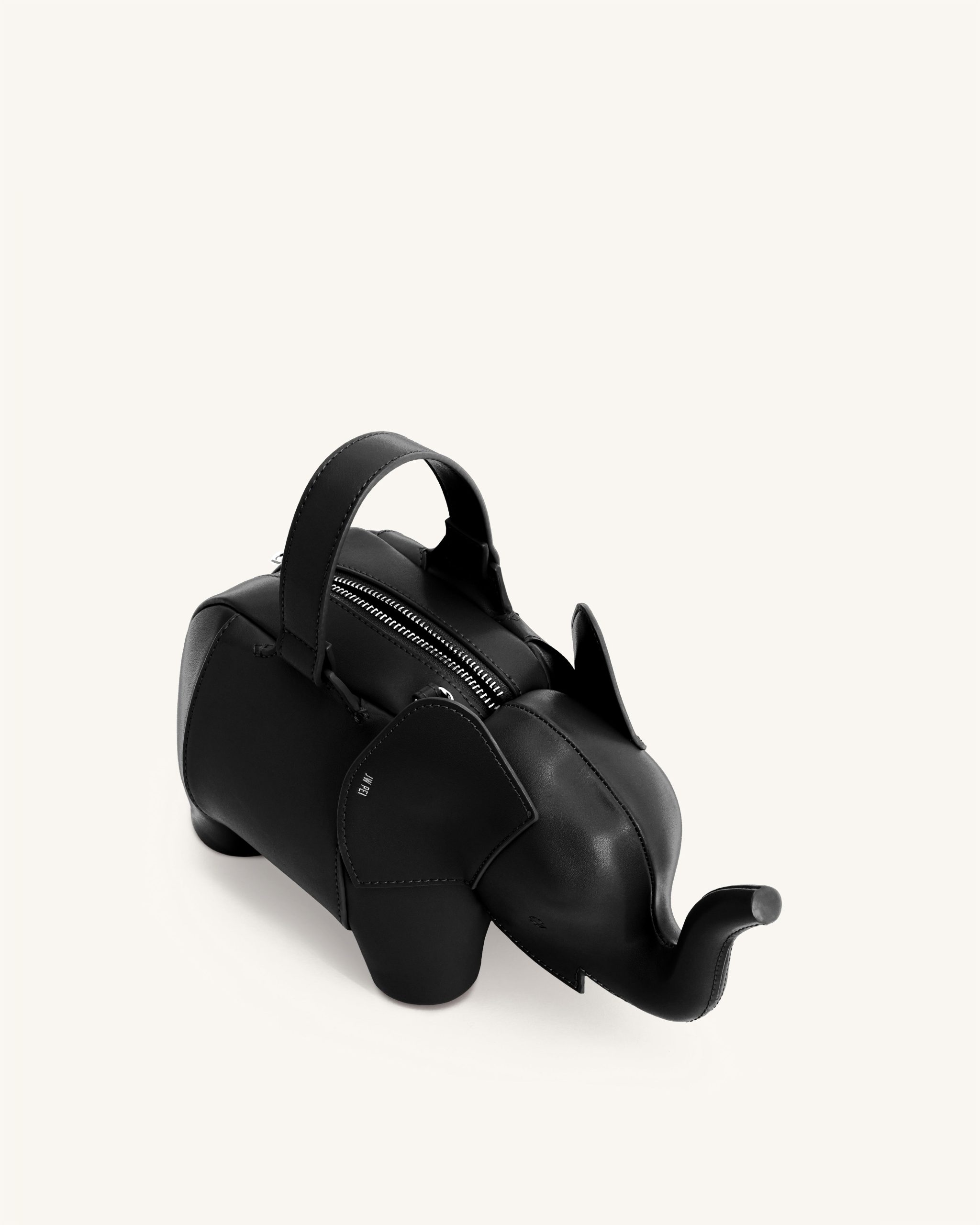 Claire Elephant Shaped Handbag - Black - Image 4