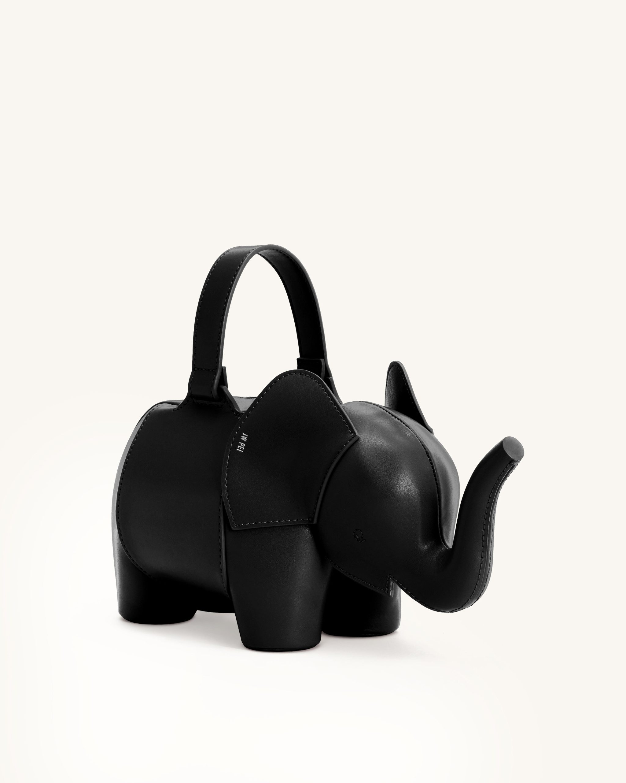 Claire Elephant Shaped Handbag - Black - Image 3