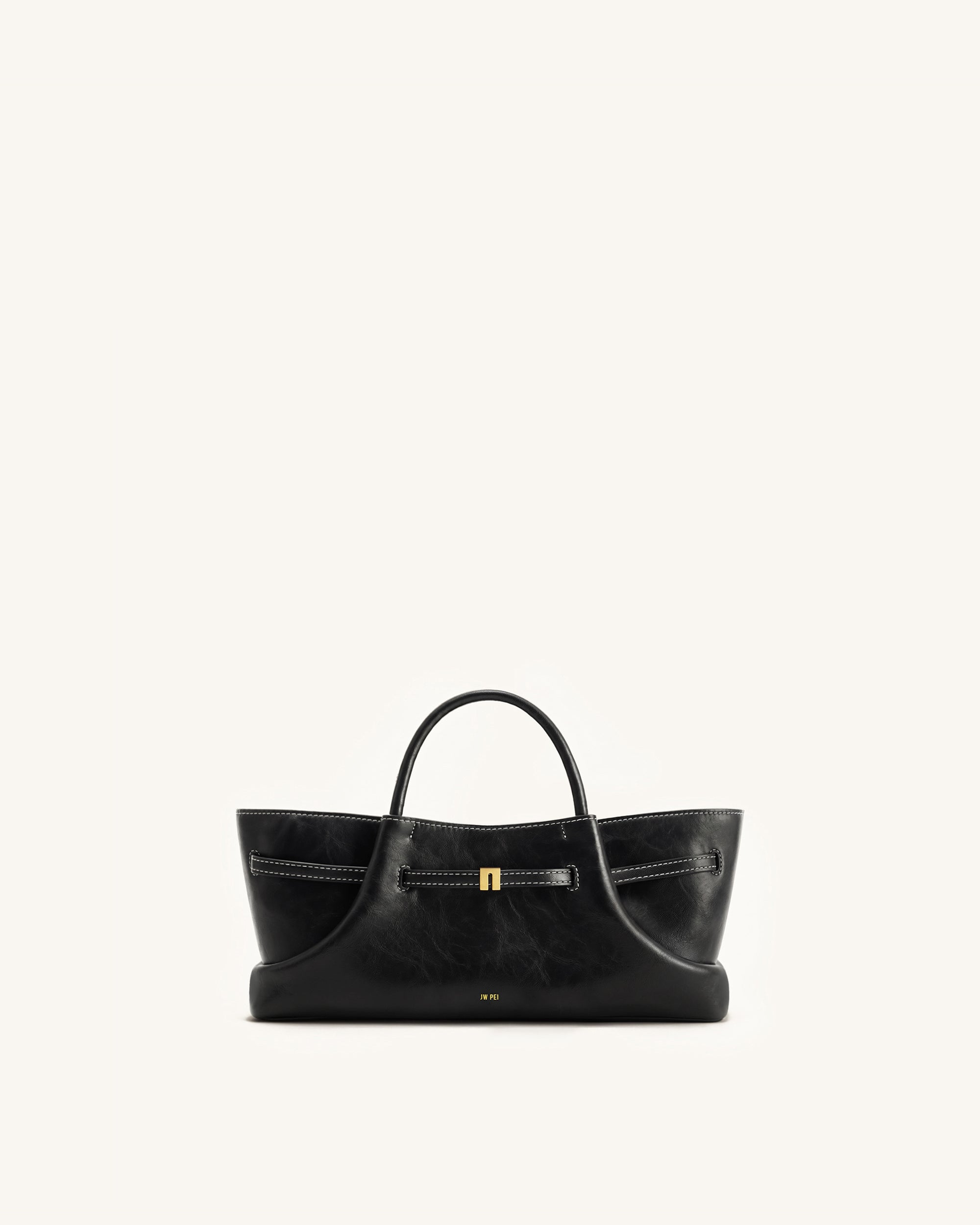 Maeve Dachshund Metal Charm Tote Bag - Black - Image 4