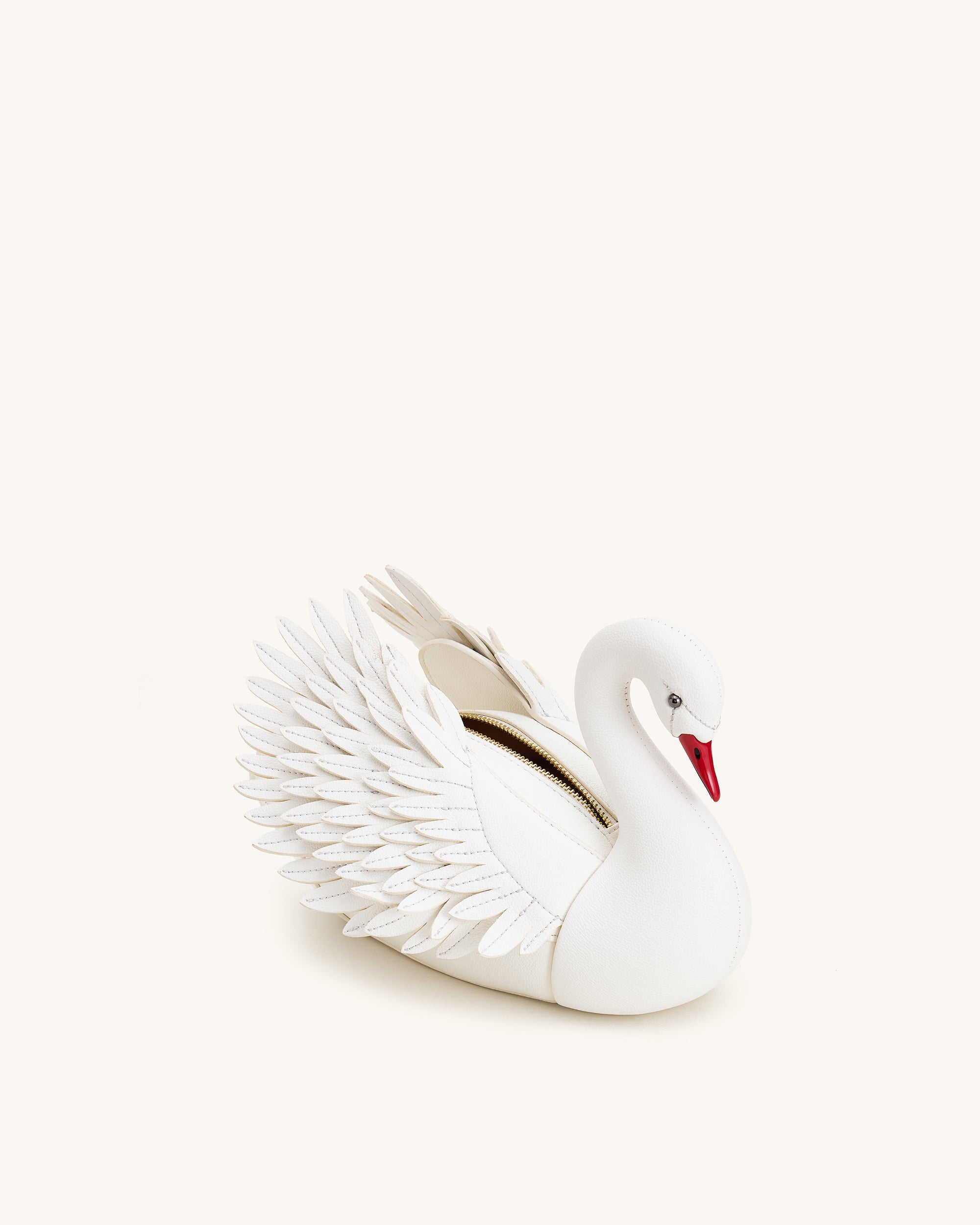 Alani Swan Shaped Crossbody Bag - White - Image 4