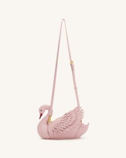 Alternative view of Alani Swan Shaped Crossbody Bag - Light Pink