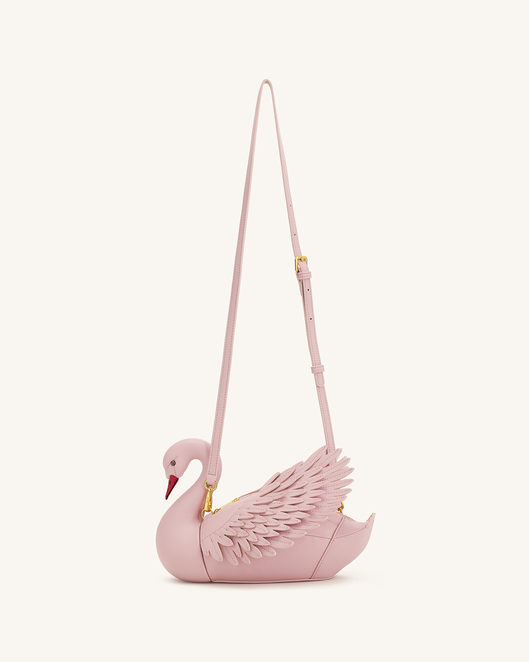 Alani Swan Shaped Crossbody Bag - Light Pink - Image 2