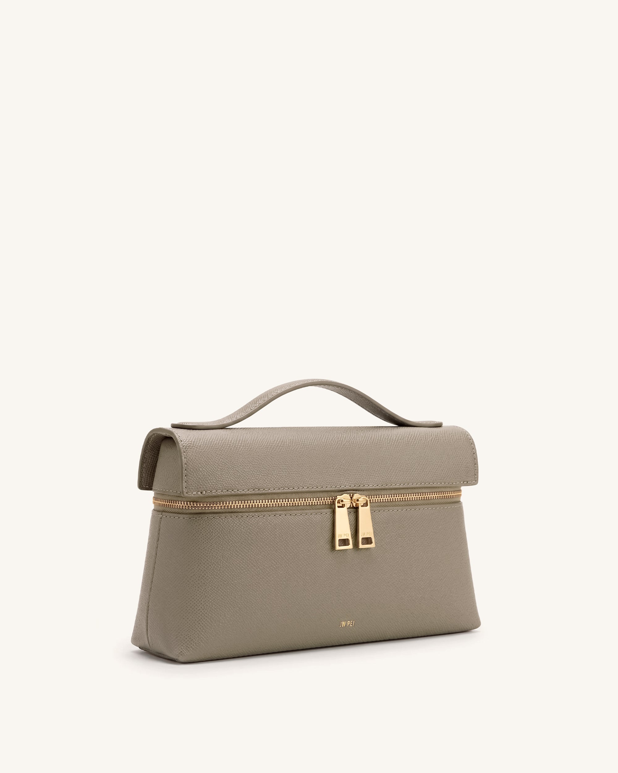 Thea Top Handle Bag - Mocha Grey Brown - Image 2
