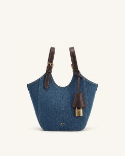 Ines Tote Bag - Blue Denim