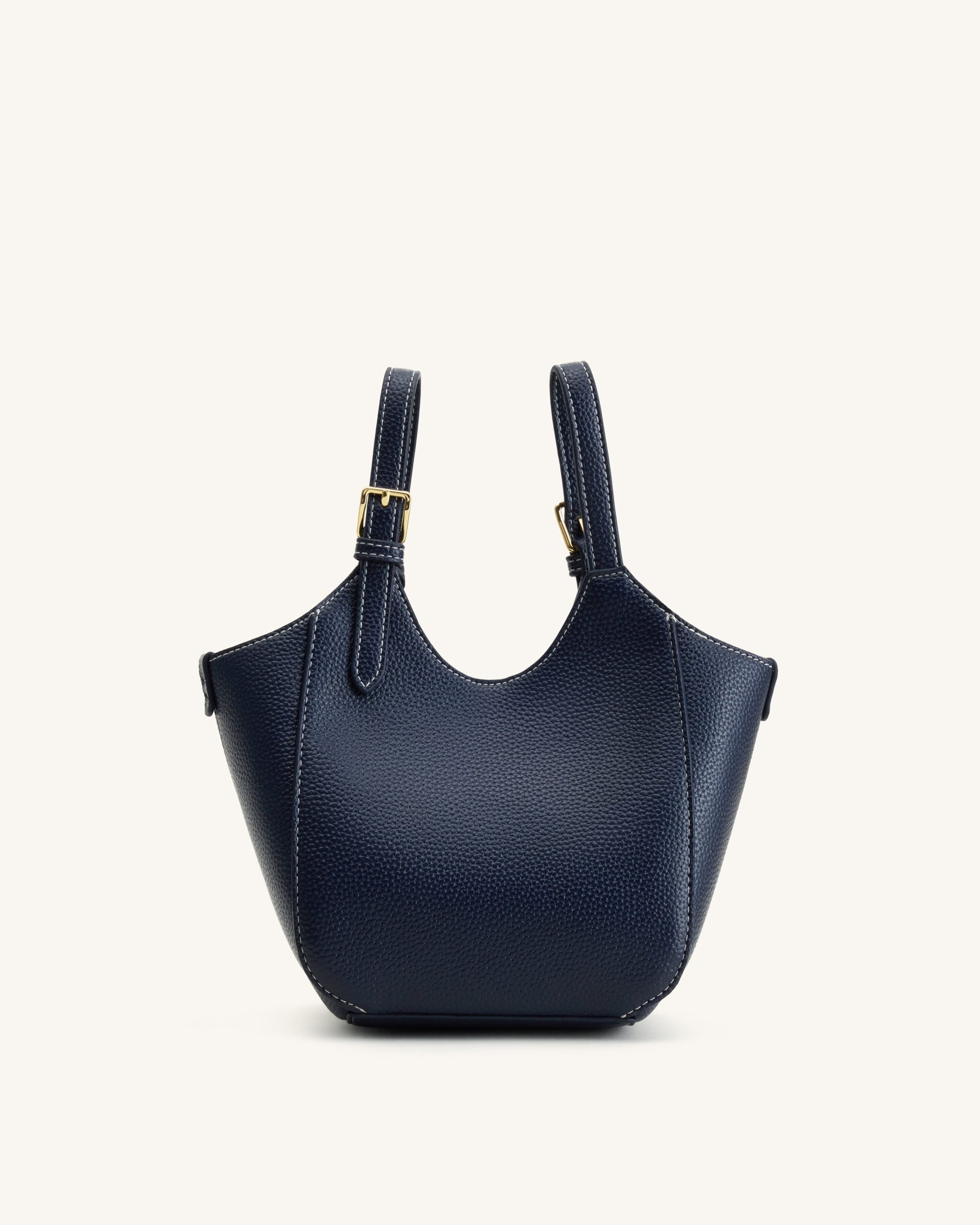 Ines Padlock Tote Bag - Navy - Image 6