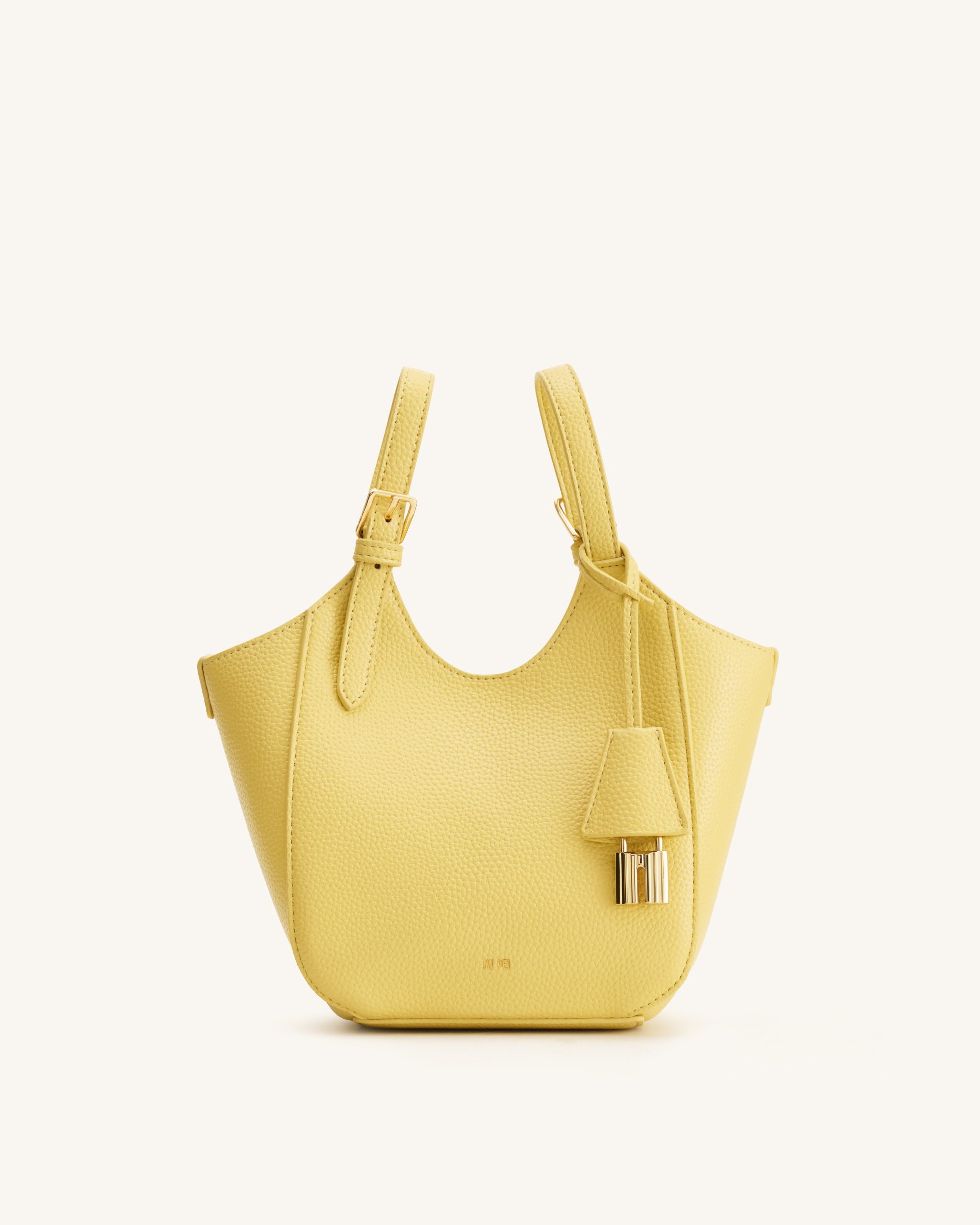 Ines Padlock Tote Bag - Yellow