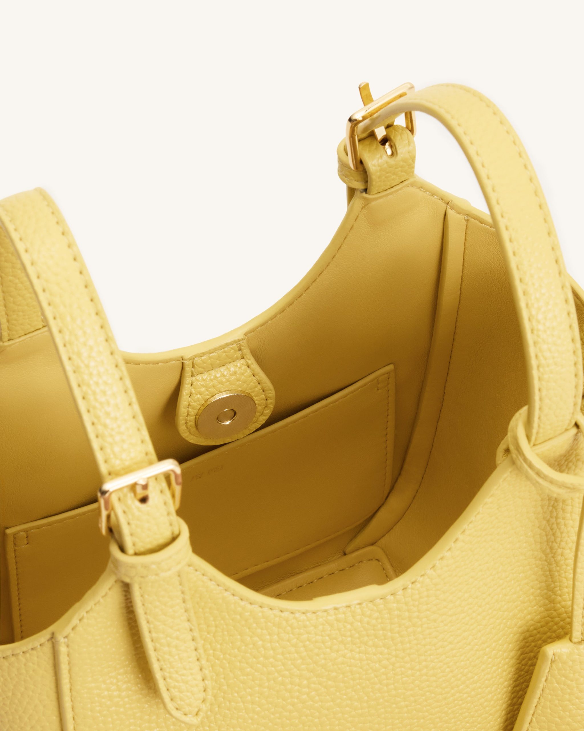 Ines Padlock Tote Bag - Yellow - Image 7