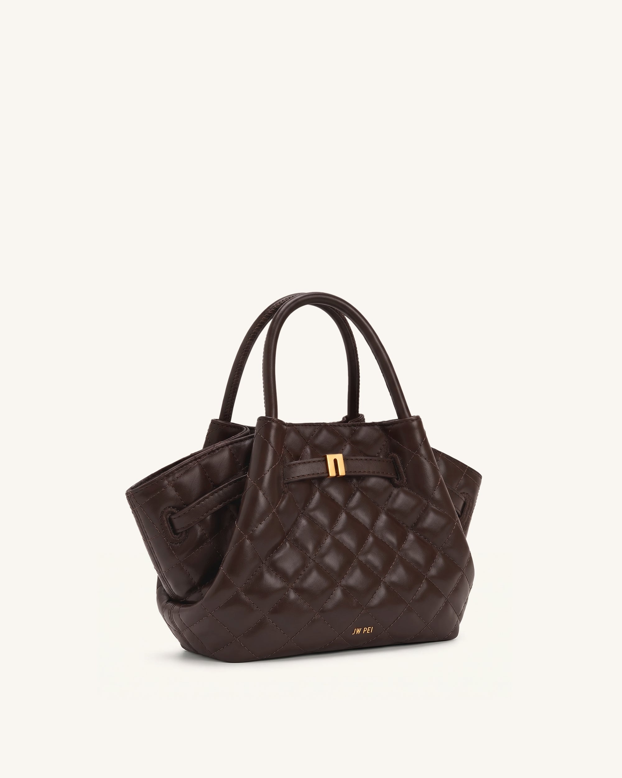 Hana Mini Tote Bag - Dark Chocolate Brown - Image 2