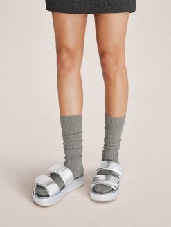 Alternative view of Lexi Metallic Sandal - Silver