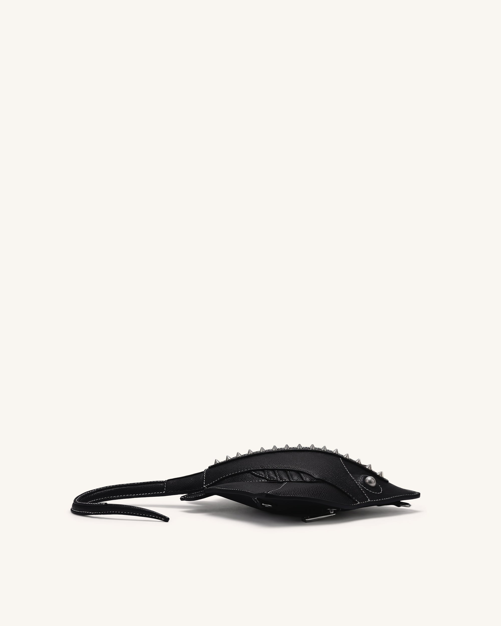 Odelle Manta Ray Crossbody Bag - Black - Image 4