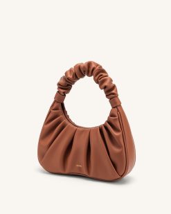 Alternative view of Gabbi Ruched Hobo Handbag - Nutella
