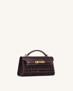 Alternative view of Noor Top Handle Bag - Dark Red