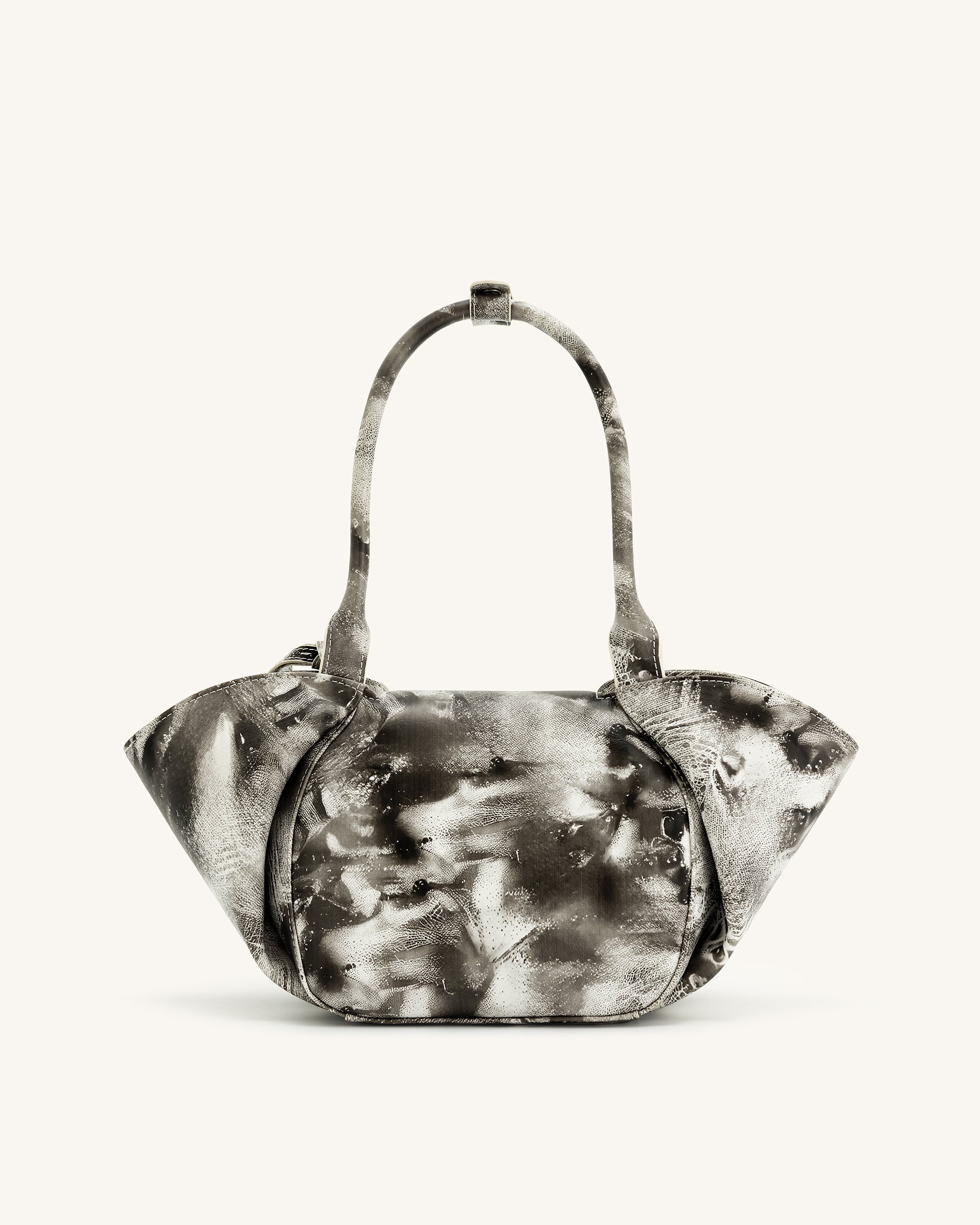 Zoey Pockets Shoulder Bag - White - Image 3