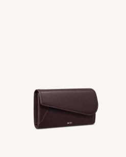 Alternative view of Seren Flap Long Wallet - Chestnut Black