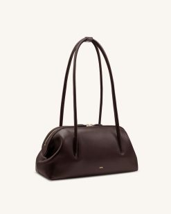 Alternative view of Aveline Shoulder Bag - Dark Brown