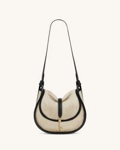 Alternative view of Arla Small Hobo Bag - Black Canvas